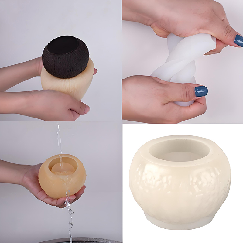Soap Making Designs - 3D Simulation Coconut Silicone Mold Aromatherapy