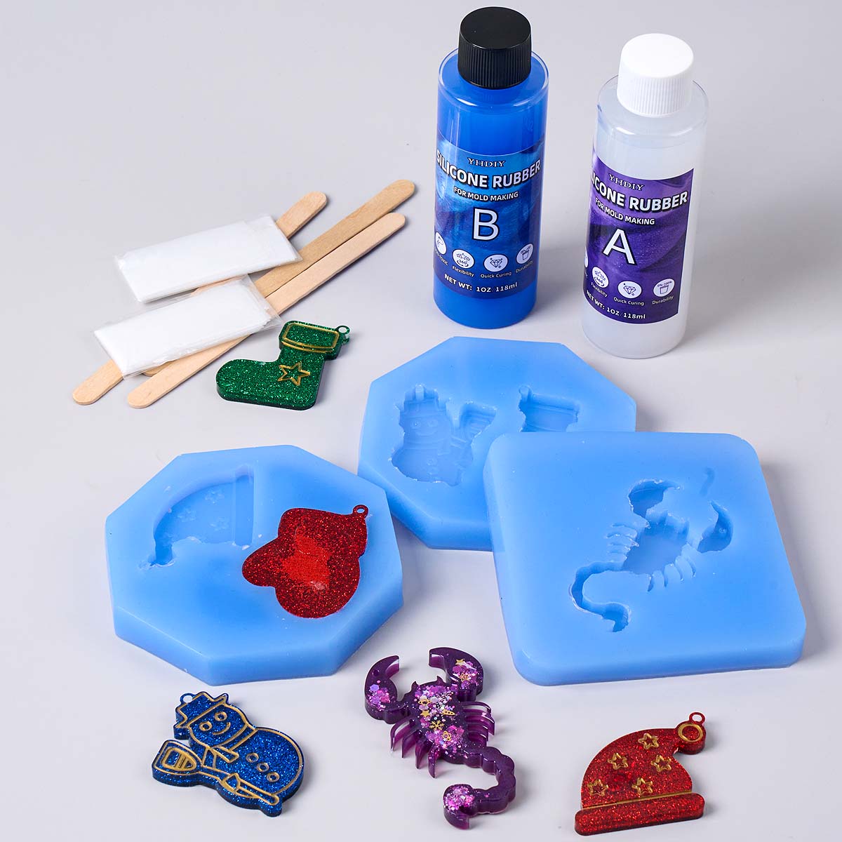 118ml/296ml Silicone Mold Maki - مراجعة Soap Making Ideas وسعره