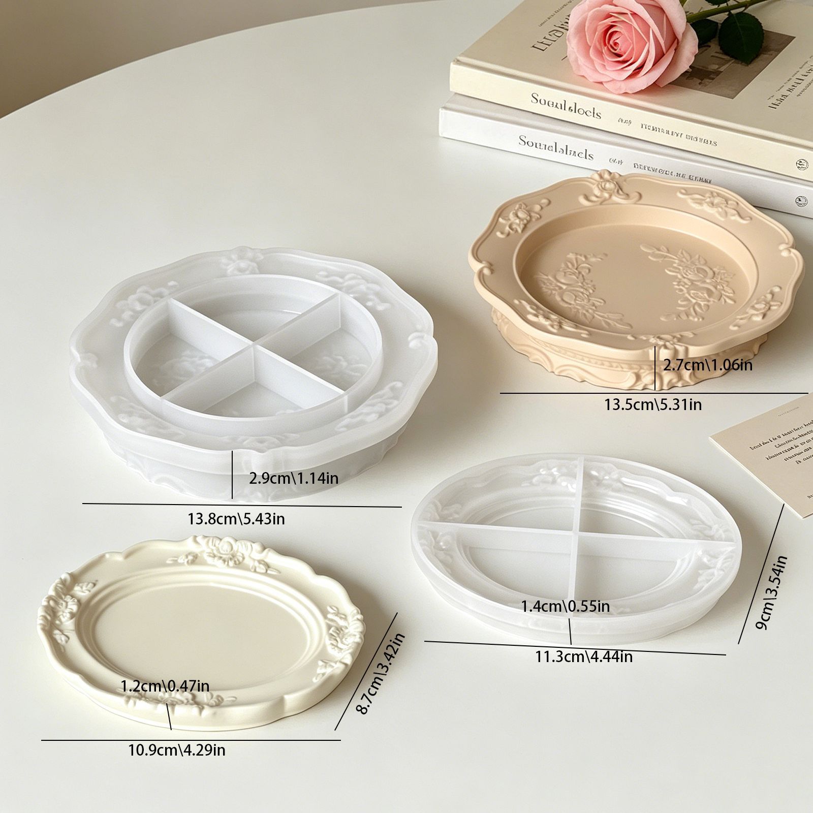 Elegant Vintage Baroque Lace S - مراجعة Soap Making Designs وسعره