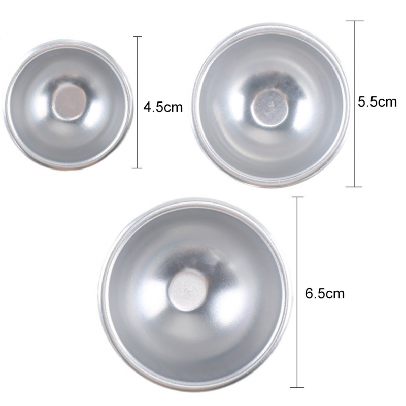 6Pcs Sphere Bath Bomb Molds, D - مراجعة Soap Making Book For Beginners وسعره