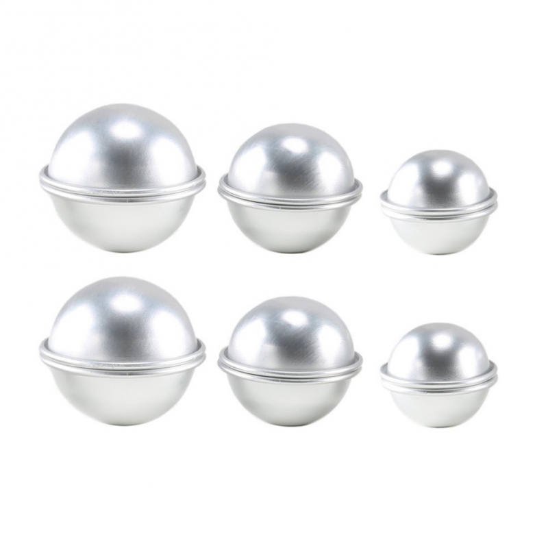 6Pcs Sphere Bath Bomb Molds, D - مراجعة Soap Making Book For Beginners وسعره
