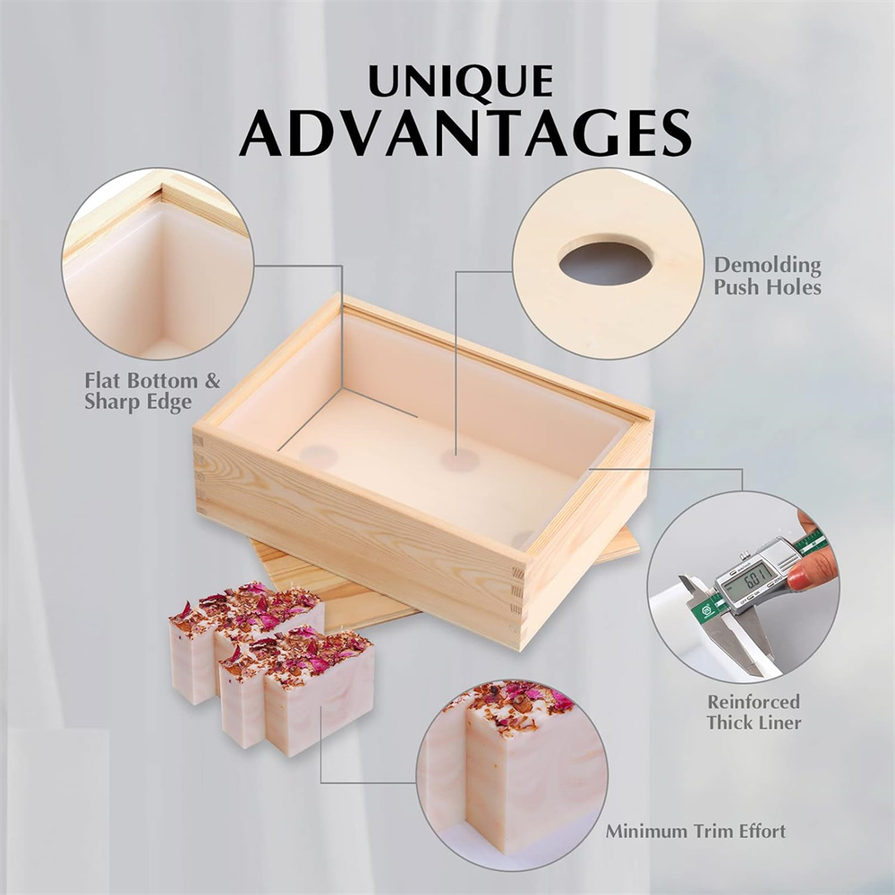 Large Soap Molds Rectangle Sil - مراجعة Soap Making Ideas وسعره