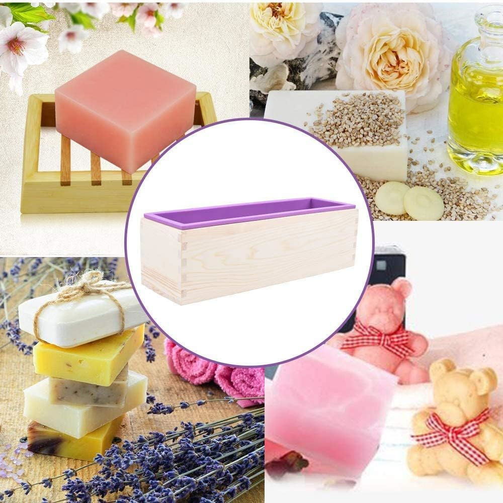 1.2L Wooden Box Soap Mold Maki - مراجعة Soap Making Book For Beginners وسعره