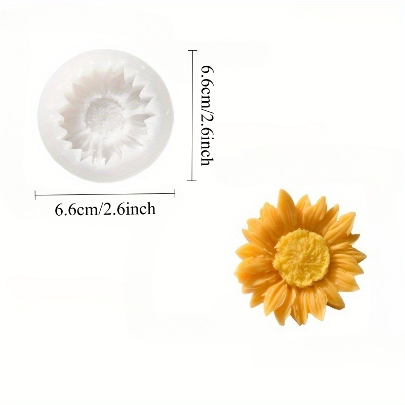 Vibrant 3D Sunflower Silicone  - مراجعة Soap Making Designs وسعره