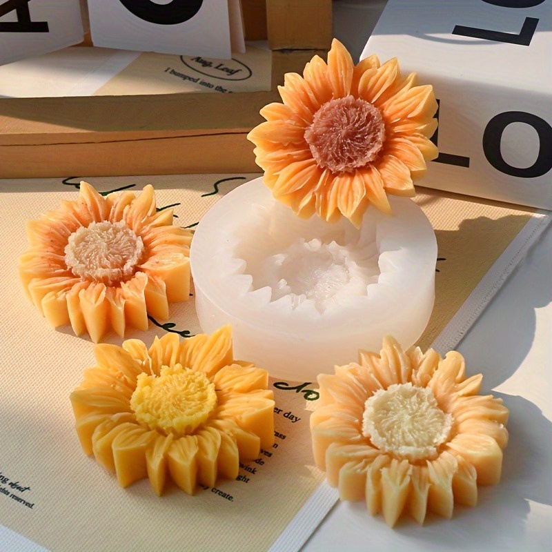 Vibrant 3D Sunflower Silicone  - مراجعة Soap Making Designs وسعره