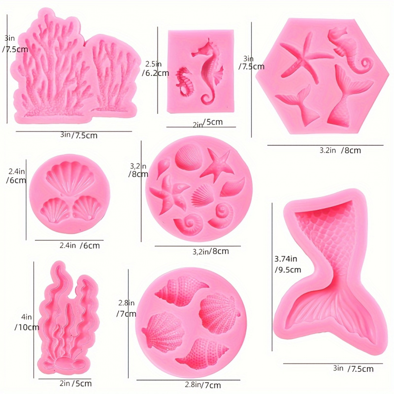One Set8Seal fairy-shaped sili - مراجعة Soap Making Ideas وسعره