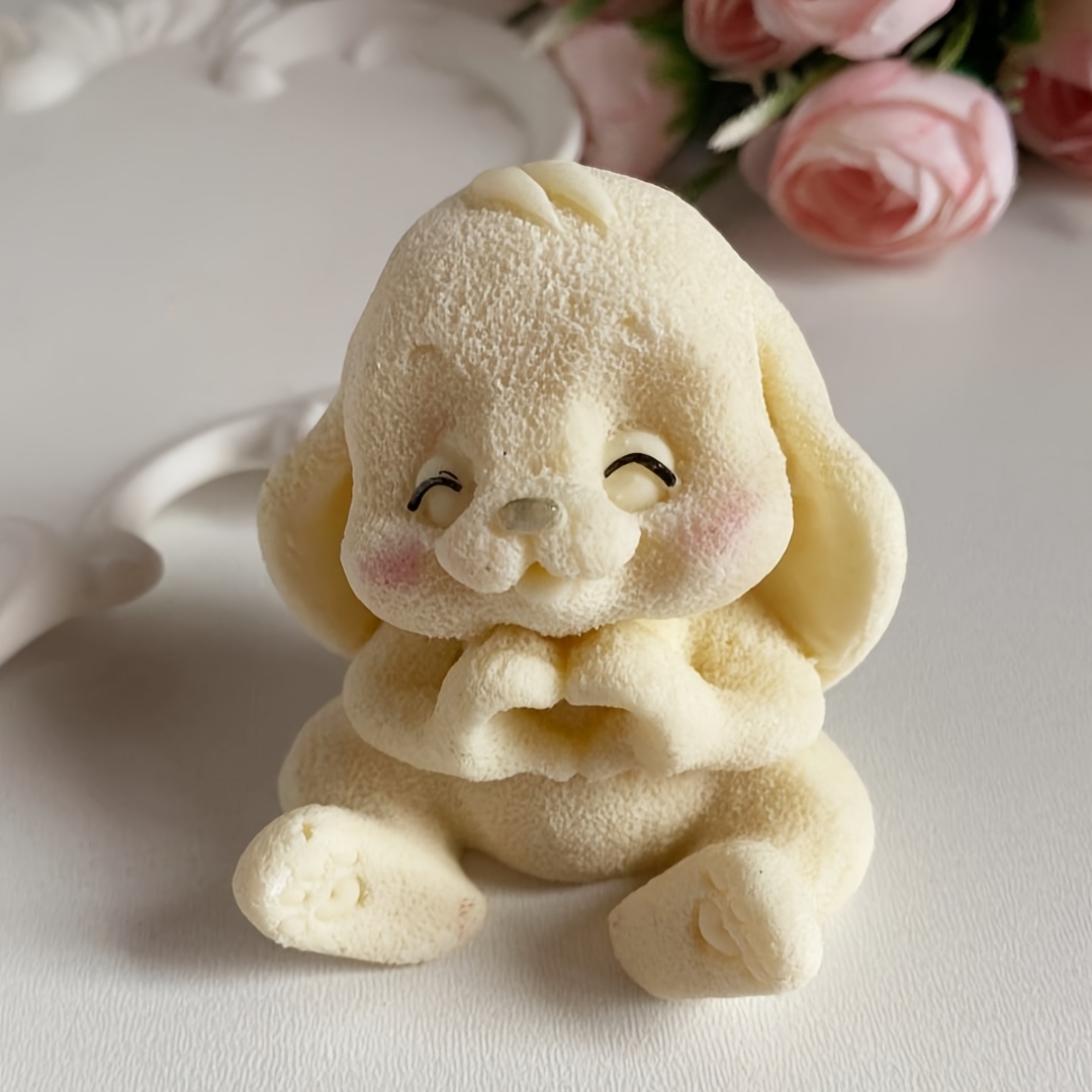 1pc Adorable Rabbit Resin Sili - مراجعة Soap Making Designs وسعره
