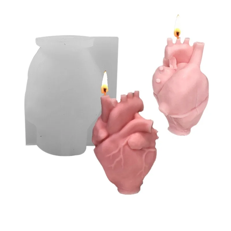 DIY Human Heart Silicone Candl - مراجعة Soap Making Book For Beginners وسعره