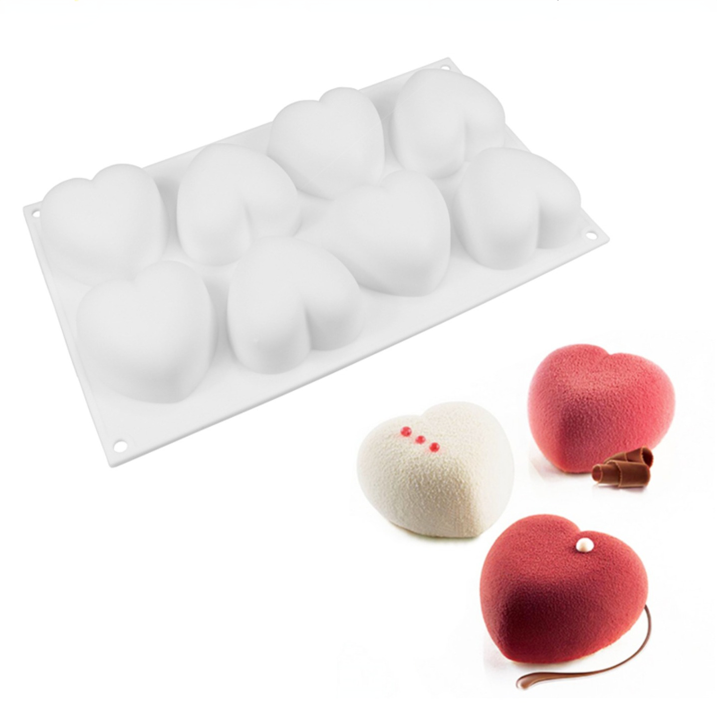 Love Heart Silicone Soap Mold  - مراجعة Soap Making Ideas وسعره