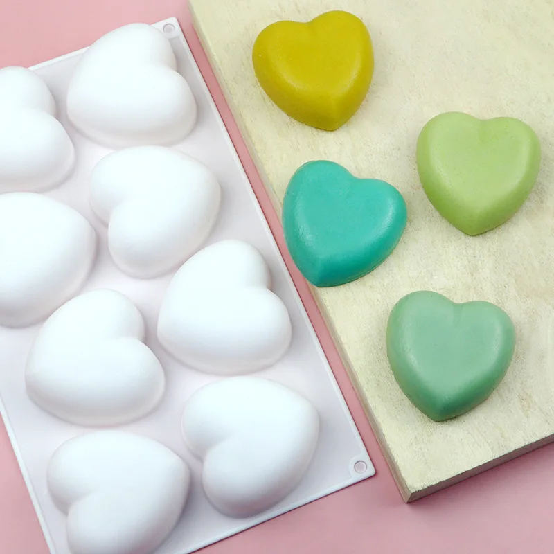 Love Heart Silicone Soap Mold  - مراجعة Soap Making Ideas وسعره