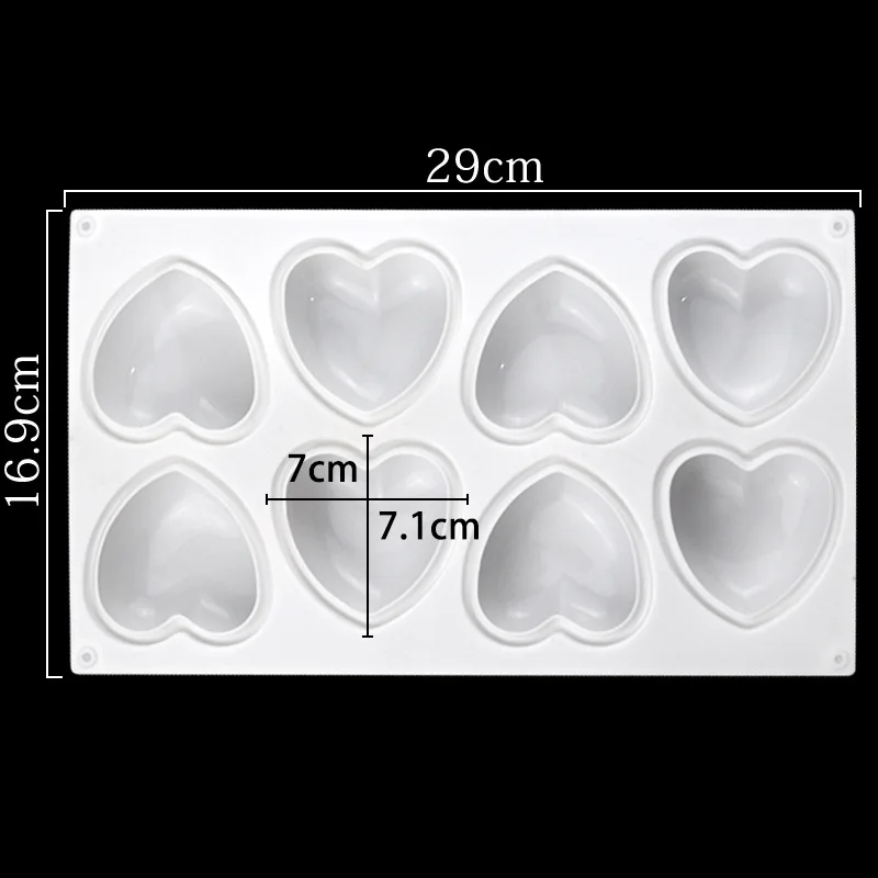 Love Heart Silicone Soap Mold  - مراجعة Soap Making Ideas وسعره