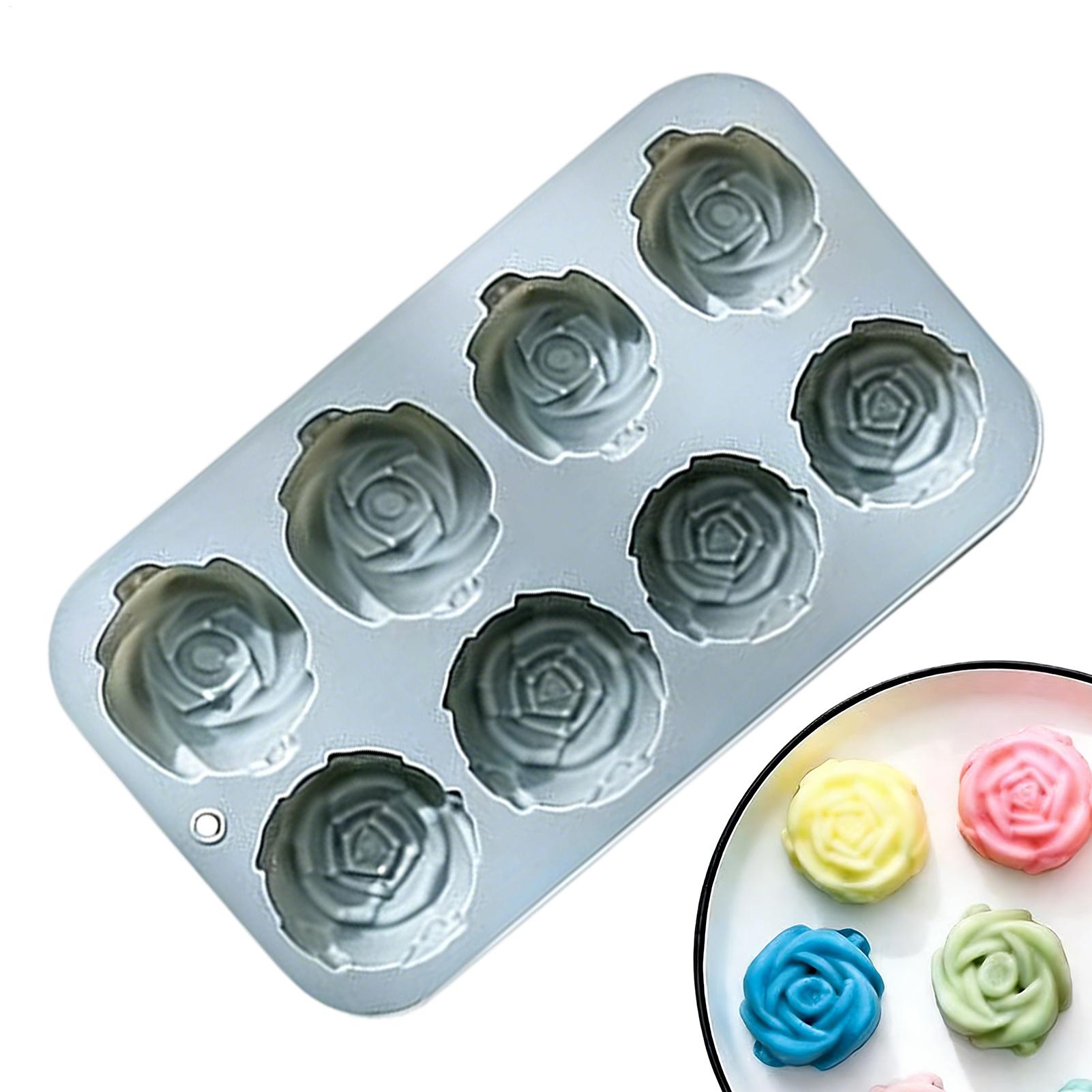 8 Holes Rose Flower Silicone M - مراجعة Soap Making Ideas وسعره