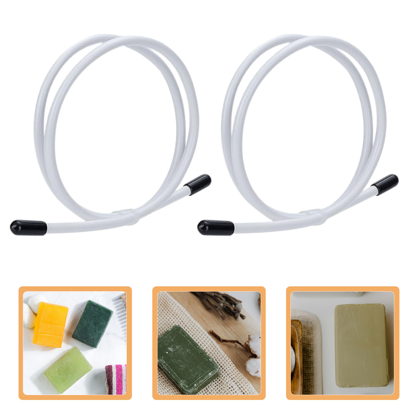 2Pcs Bendable Soap Swirl Hange - مراجعة Soap Making Cold Process وسعره