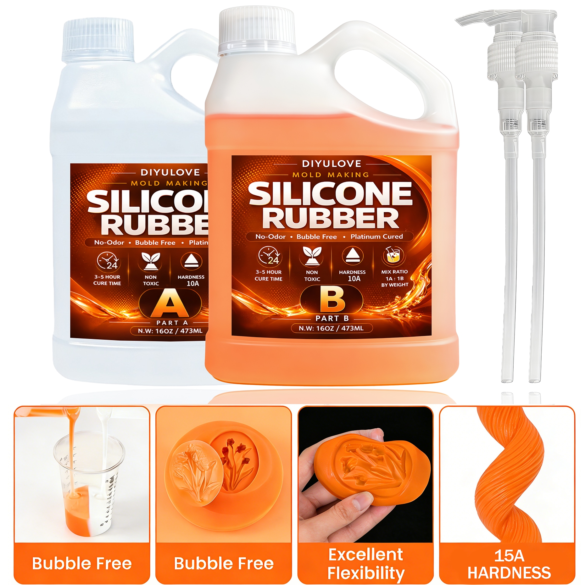 Liquid Silicone Rubber Kit,Hig - مراجعة Soap Making Ideas وسعره