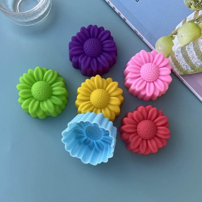 6 Pcs Set Non-Stick Flower Des - مراجعة Soap Making Designs وسعره