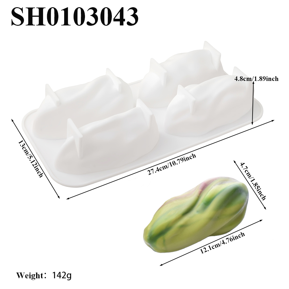 4 or 9-Cell Pistachio Design S - مراجعة Soap Making Designs وسعره