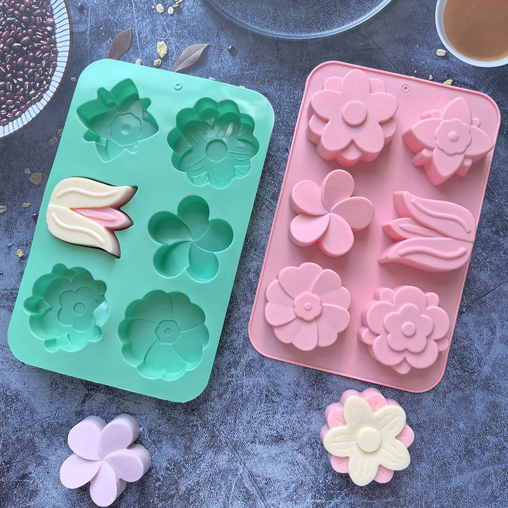 kinds Flower Silicone Molds Di - مراجعة Soap Making Ideas وسعره