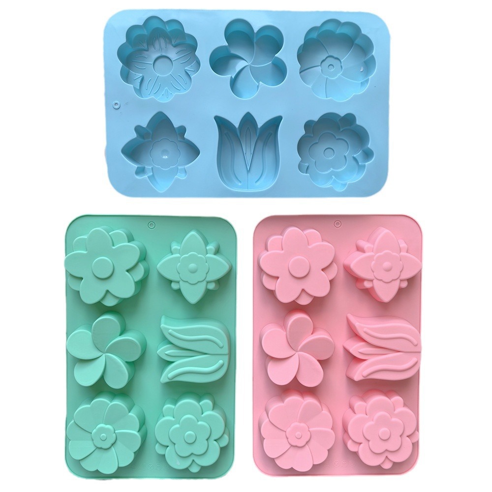 kinds Flower Silicone Molds Di - مراجعة Soap Making Ideas وسعره