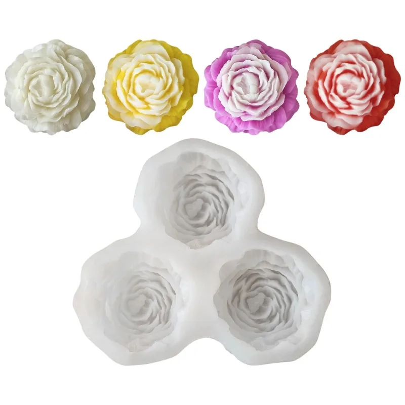 Peony Flower Candle Silicone M - مراجعة Soap Making Designs وسعره